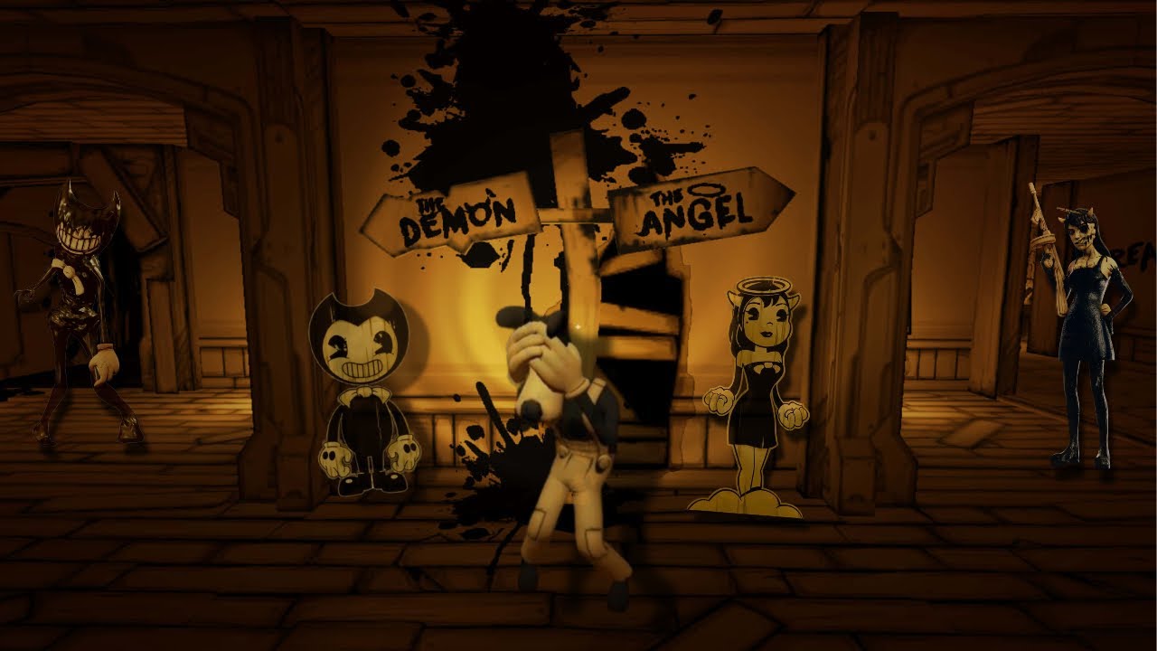Playing Bendy and The Ink Machine Part 3 with @FishyMatYT
