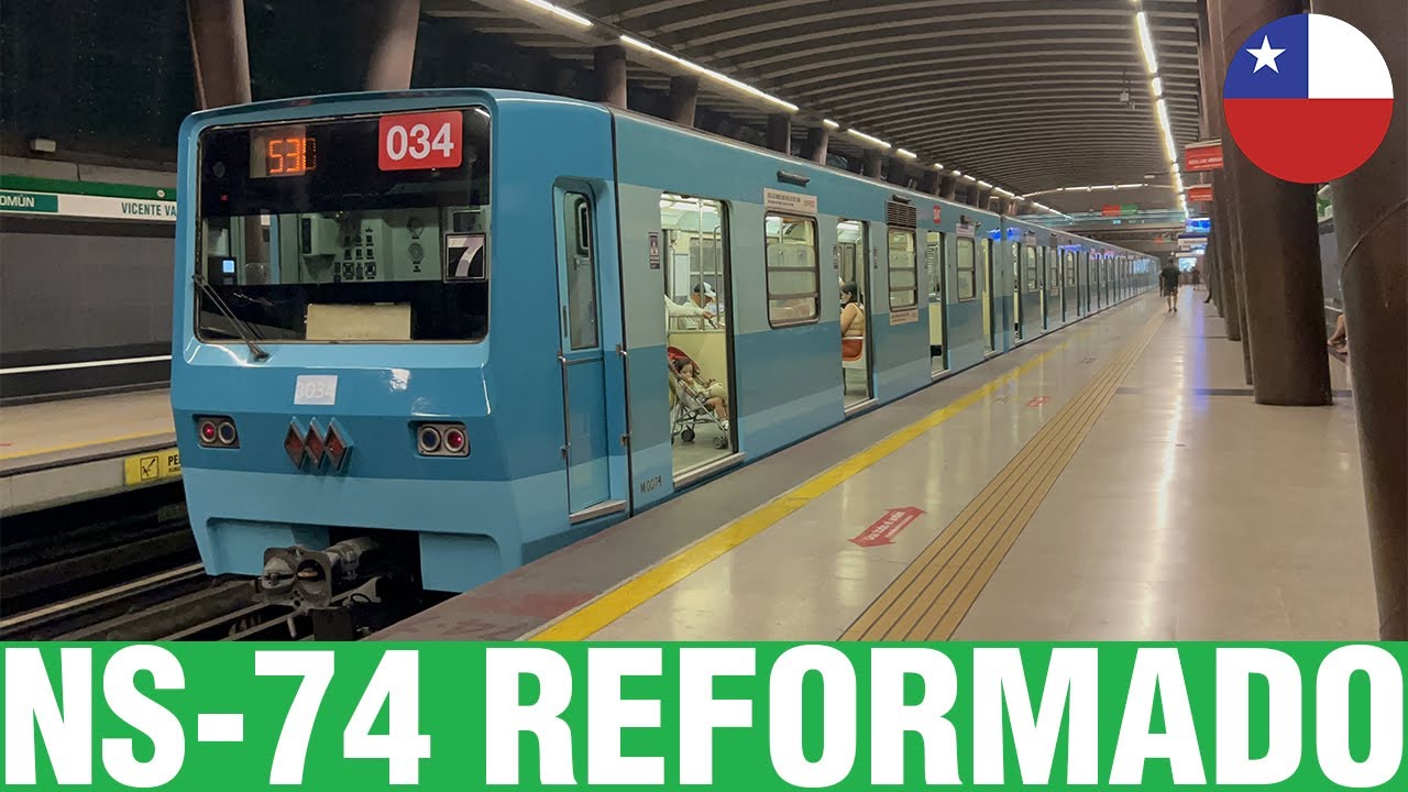 Metro De Santiago | D&eacute;cimo Tercero Tren NS-74 Reformado