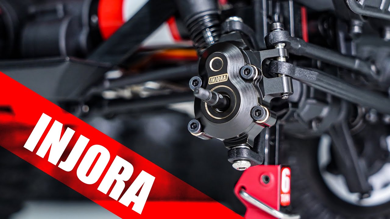 INJORA Brass Front Outer Portal Housings Steering Knuckles for 1/18 Redcat Ascent18