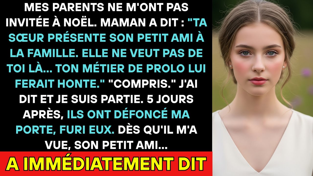 Mes Parents M'ont Exclue De Noël, Jusqu'à Ce Qu'ils Découvrent Que Je Contrôle Son Héritage De 15m€.