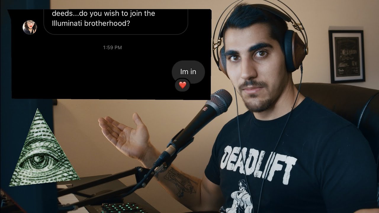 What happens if you accept illuminati invite messages?