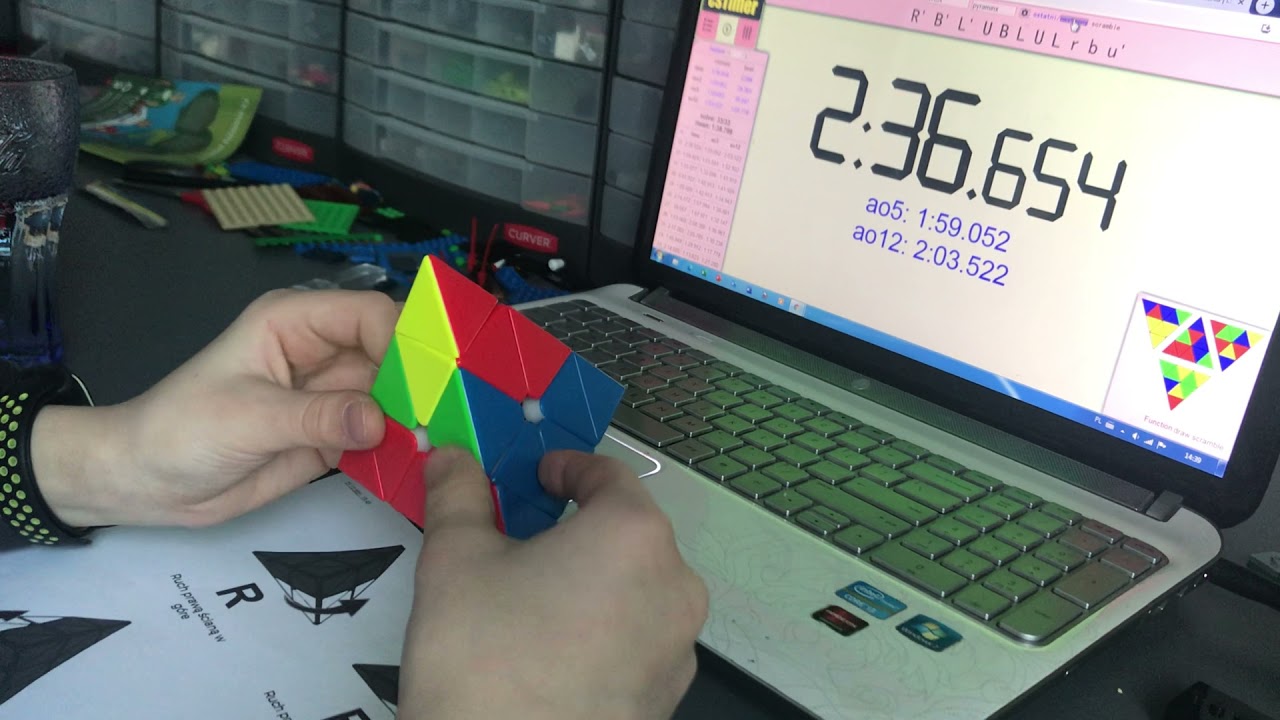 UKŁADAM KOSTKĘ PYRAMINX CZĘŚĆ 2