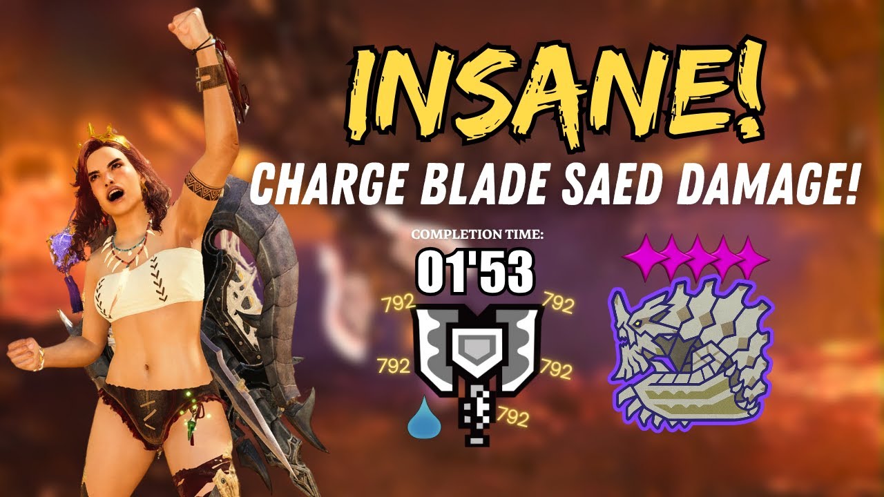 Tempered Gravios Didn&rsquo;t Last 2 Mins! Ultimate SAED Charge Blade Build