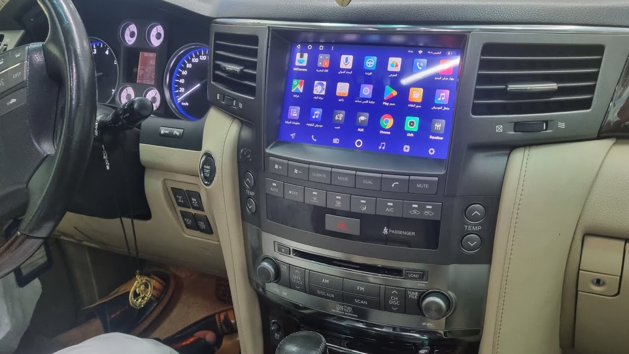 شاشة لكزس LX570 ٢٠٠٩_ ٢٠١٢ اندرويد_ كاربلاي للتواصل _ 0556725501 ابو راكان 