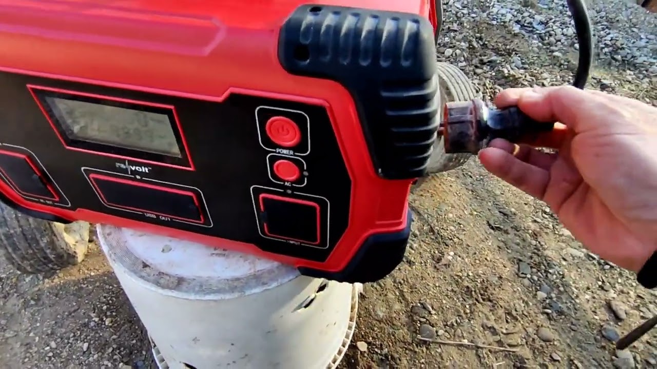 Test betonieră în sarcină cu generatorul solar.