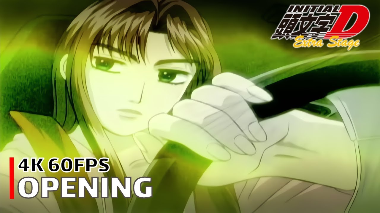 Initial D Extra Stage - Opening [4K 60FPS | CC]