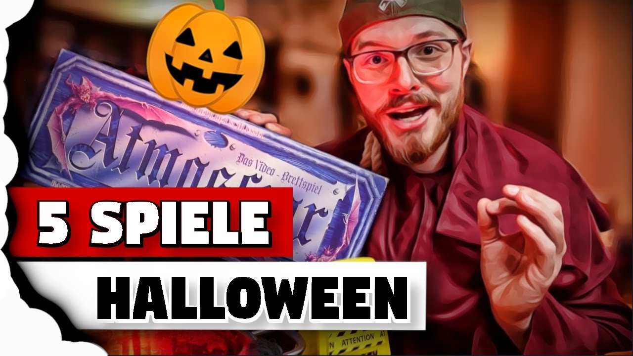 Top 5 Brettspiele zu Halloween 🎃