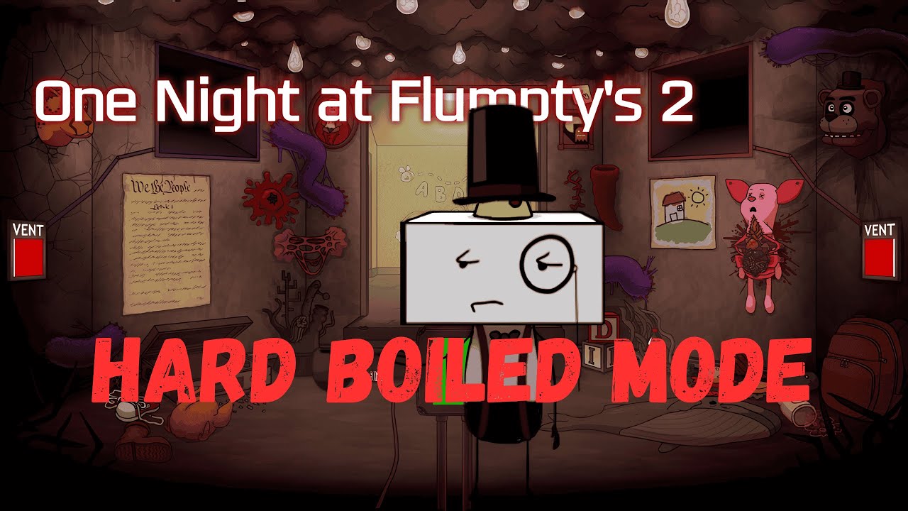 Playing One Night at Flumpty's 2 (Hard Boiled Mode)!