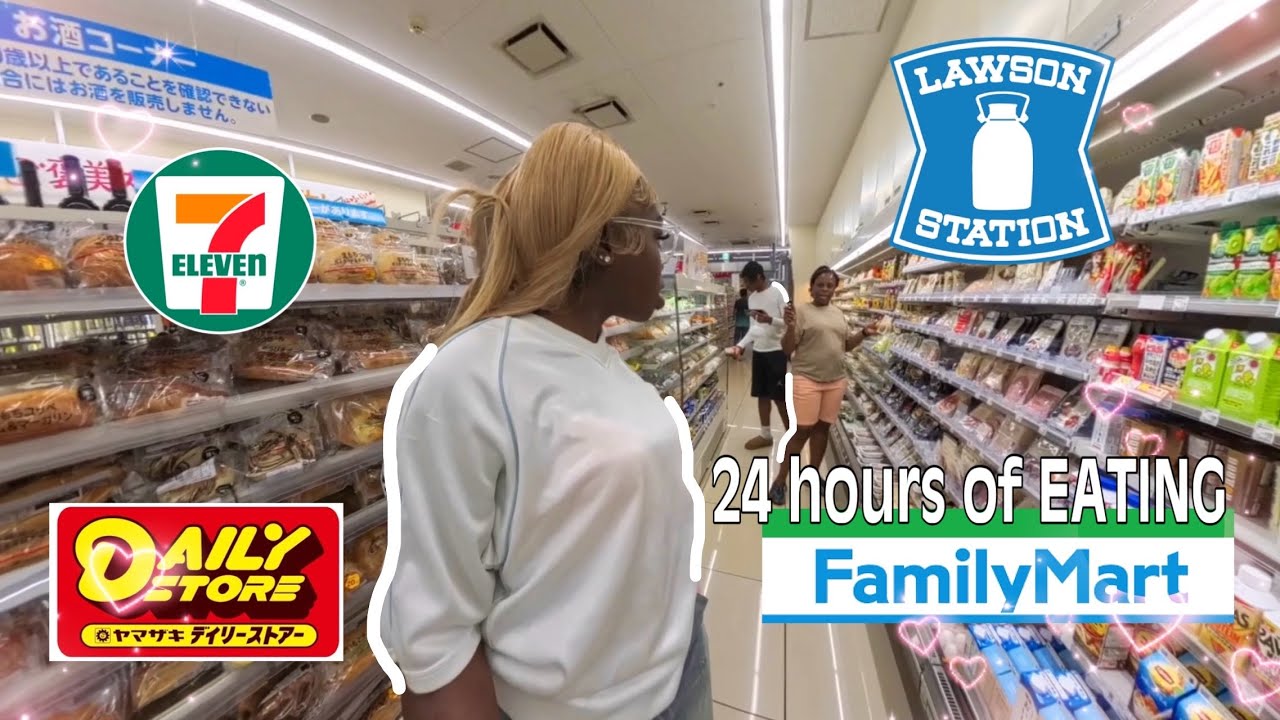Only EATING @ Japanese Convenience Stores for 24 hours !!