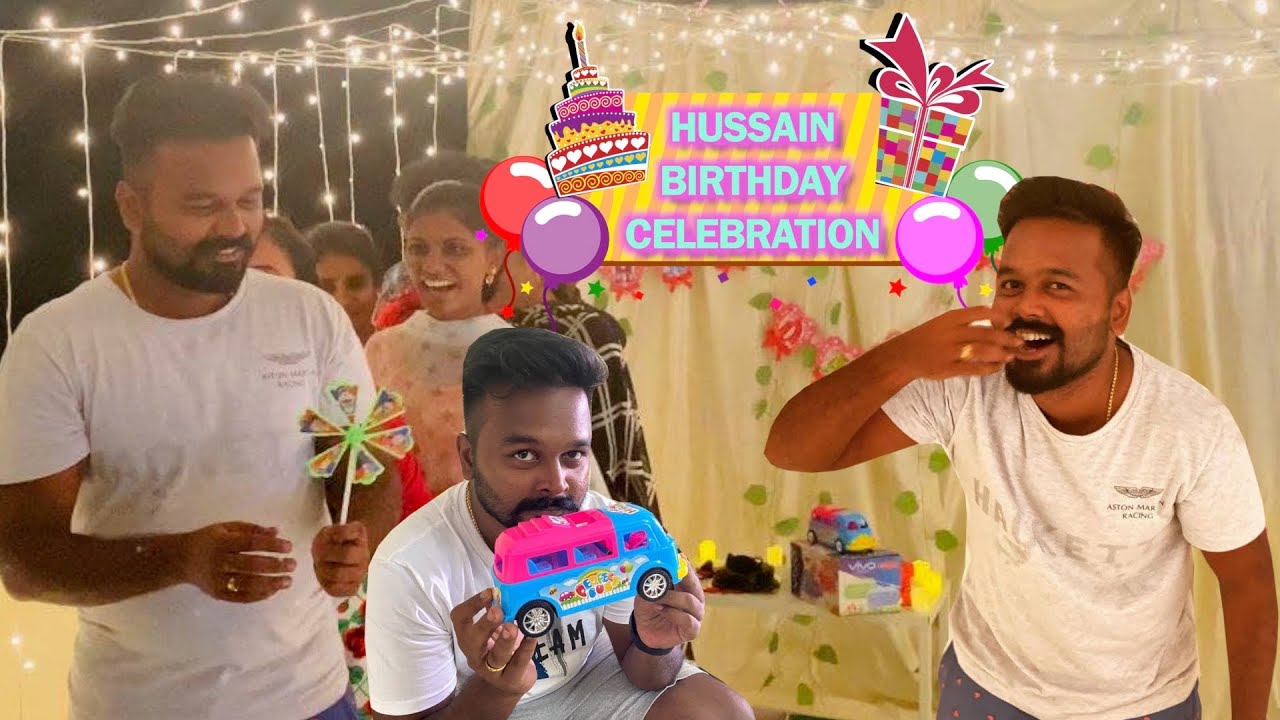 Unexpected Bday gifts 🎁 Birthday Celebration 😃 Hussain Manimegalai