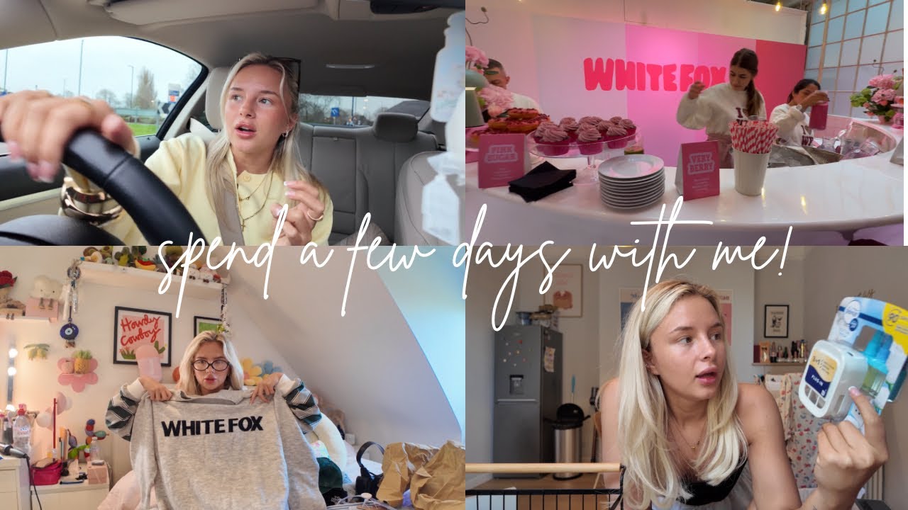Проведите несколько дней со мной! VLOG! Мероприятие White Fox, поход по магазинам, уборка, домашн...