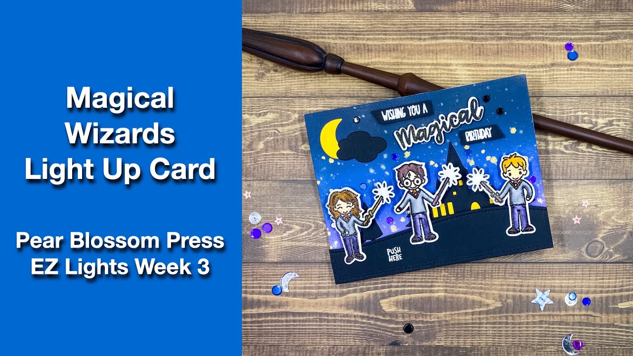 Magical Wizards Light Up Card | EZ Lights