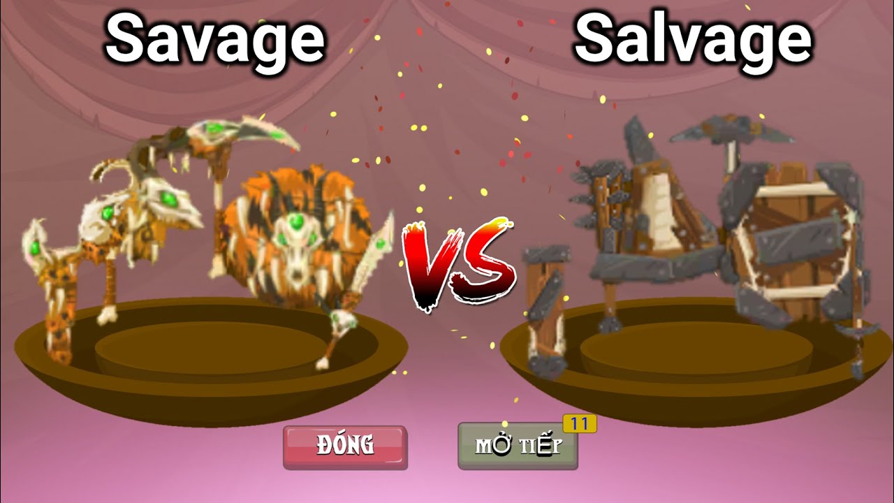 Salvage Vs Savage Stick War Legacy