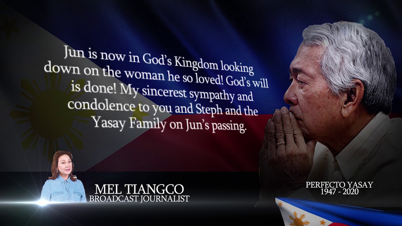 Thank you Madam Mel Tiangco