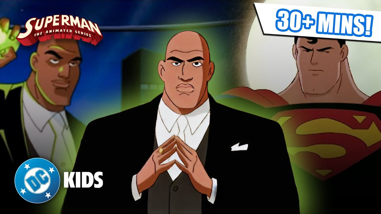 Lex Luthor's Most VILLAINOUS Scenes! 😈👨🏻‍🦲 | Superman: The Animated Series | #KidsCartoons @dckids
