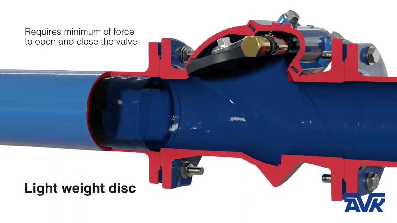 AVK Swing check valve | with lever and weight/spring or closed bushings