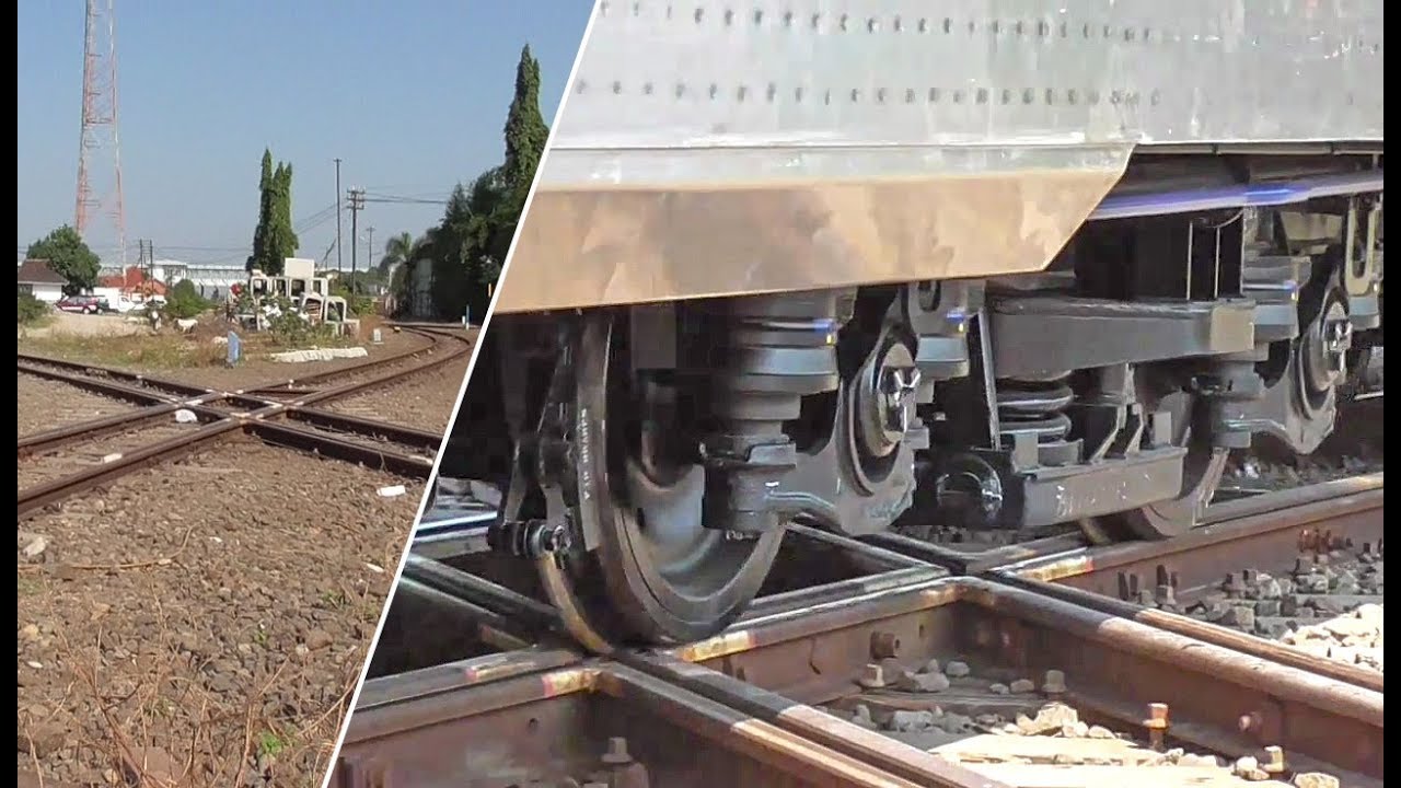 Diamond Crossing Railway Indonesia Bunyi Unik Rel X Stasiun Solo Balapan