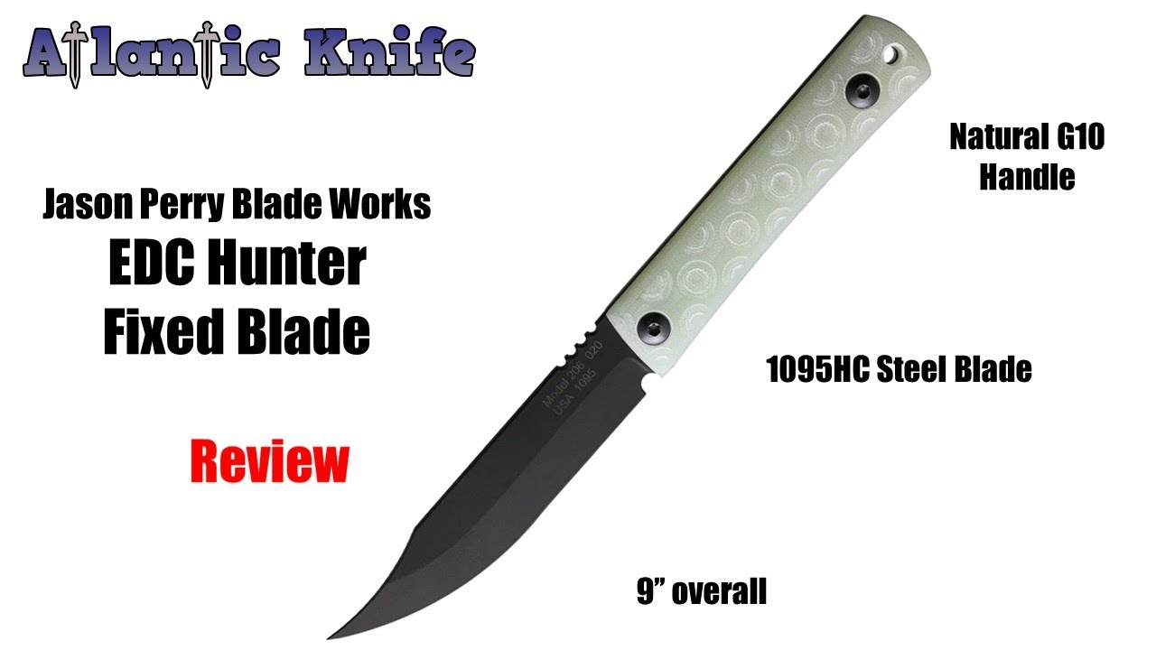 Jason Perry Blade Works EDC Hunter Made in America Fixed Blade | AK 5 Min Review