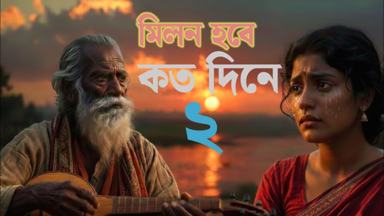 মিলন হবে কত দিনে রে | লালনধারার বাউল গান | Soul Touching Baul Song