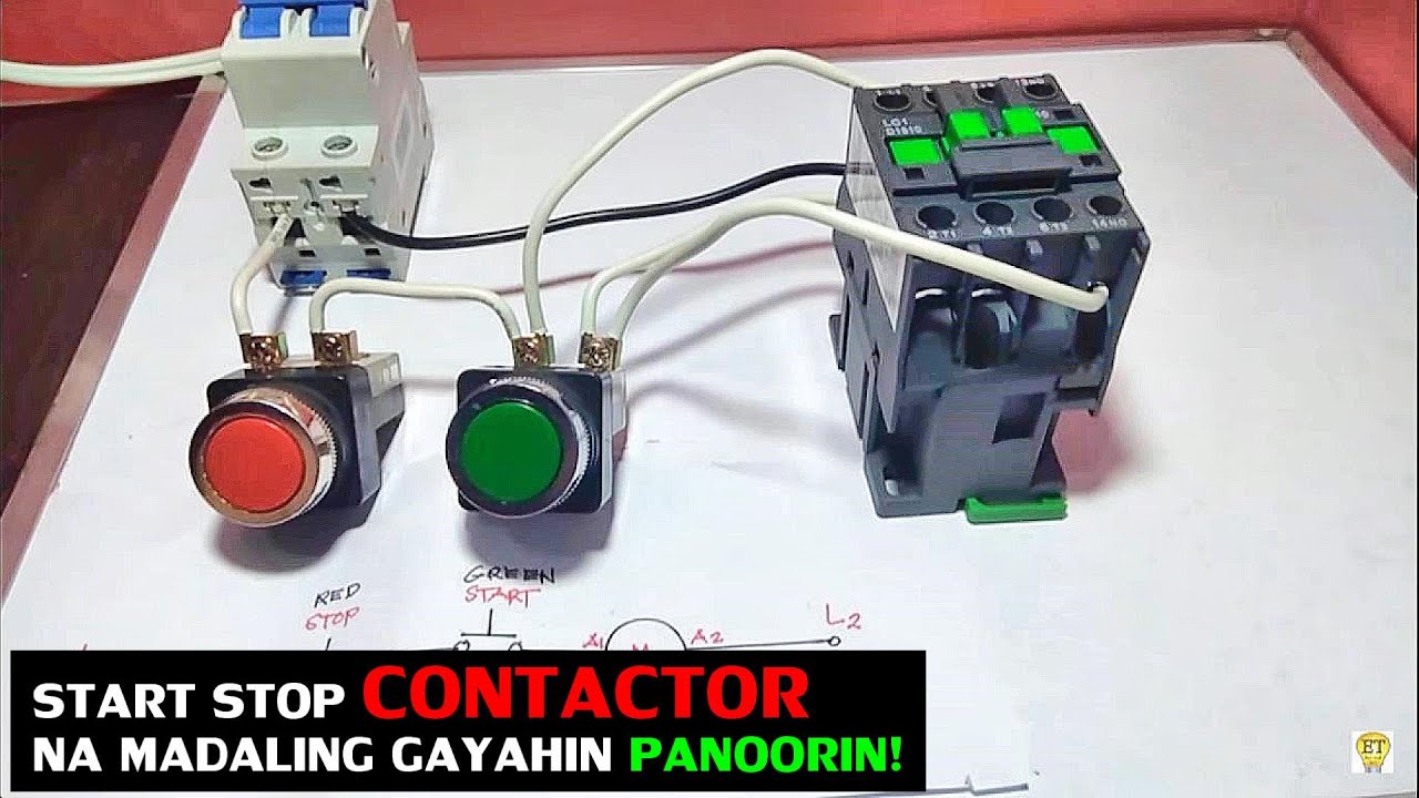 PAANO MAG INSTALL NG MAGNETIC CONTACTOR