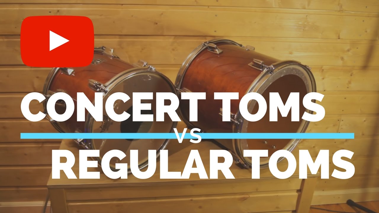 Concert Toms vs Regular Toms - Comparison