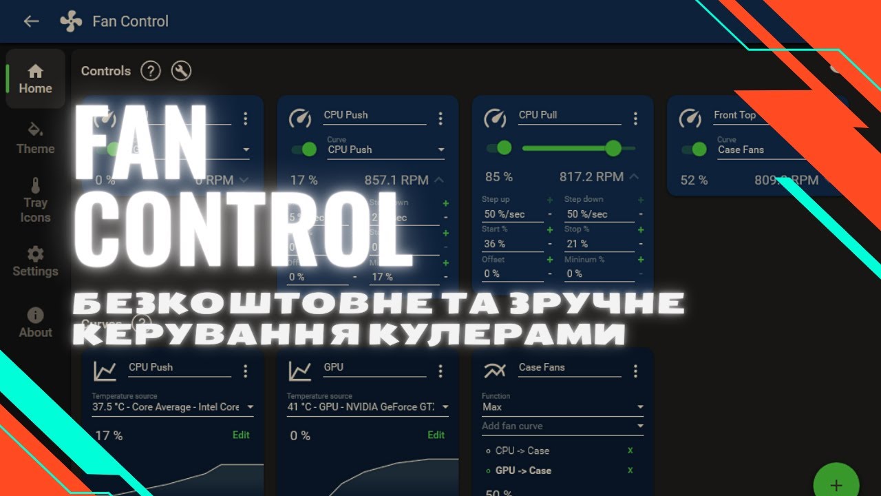Fan Control - безкоштовне та зручне програмне керування кулерами!