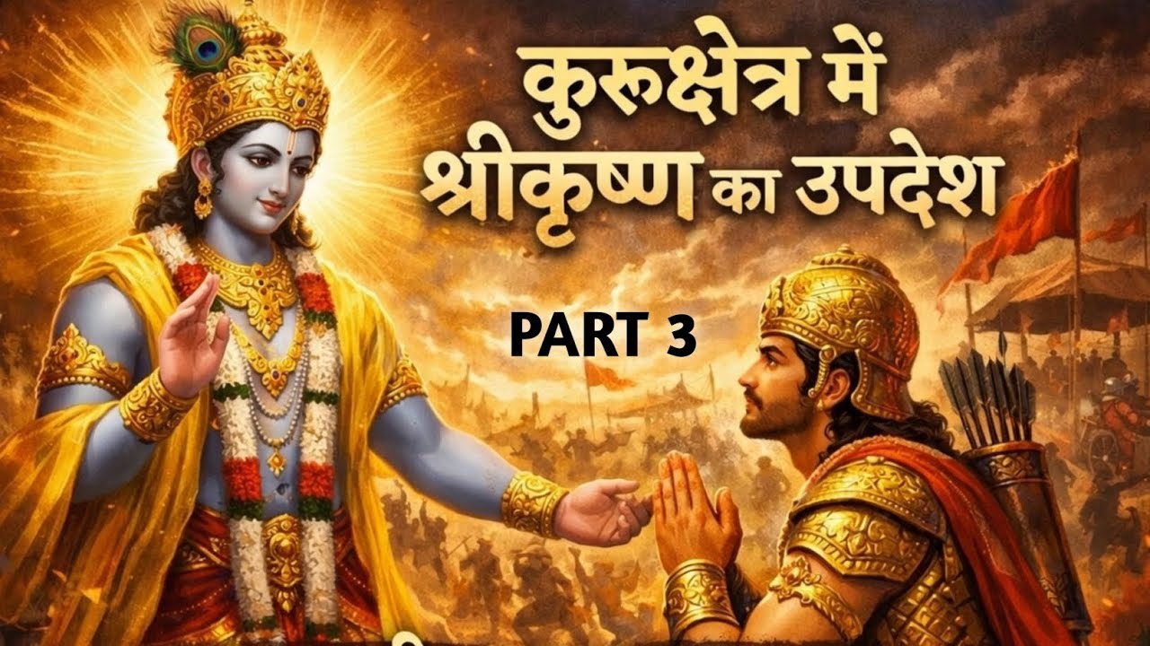श्रीमद्भगवद्गीता का अद्भुत ज्ञान: श्रीकृष्ण की आयु से लेकर गीता सुनने वाले 4 साक्षी!