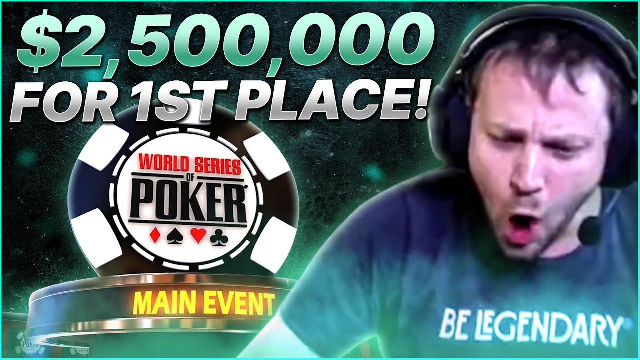 The WSOP $5,000 MAIN! $2.5 MILLION TO 1ST!