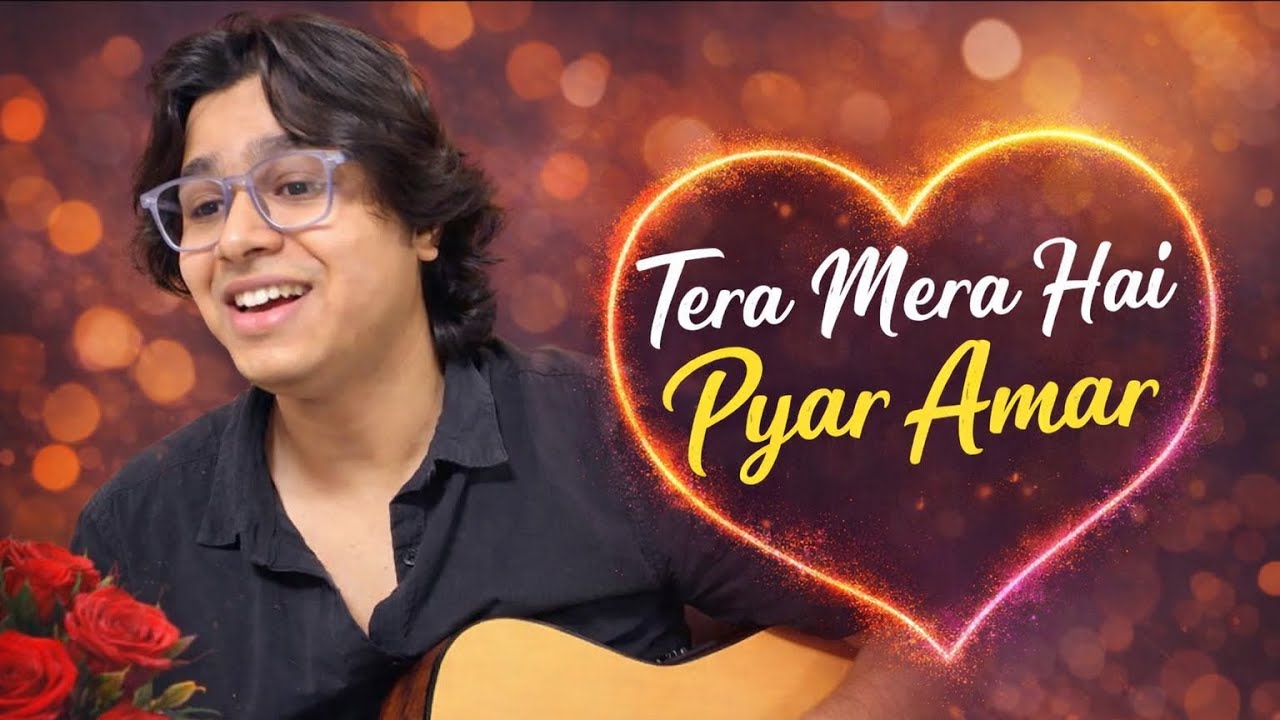 Tera Mera Hai Pyar Amar | Ishq Murshid | Acoustic Cover- Raw Vocals and Guitar | Valentine Song 