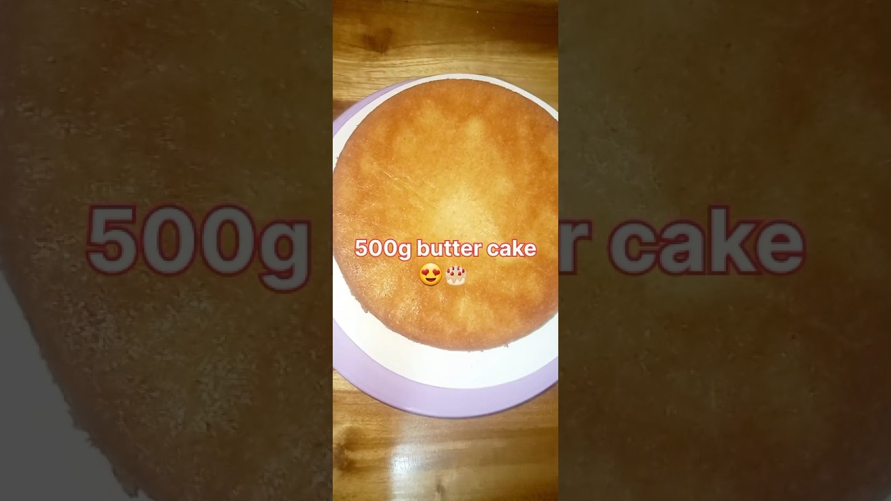 500g butter cake 1kg කේක් තැටියෙන් 500g  කේක් එකක් හදමුද💁‍♀️🎂😍