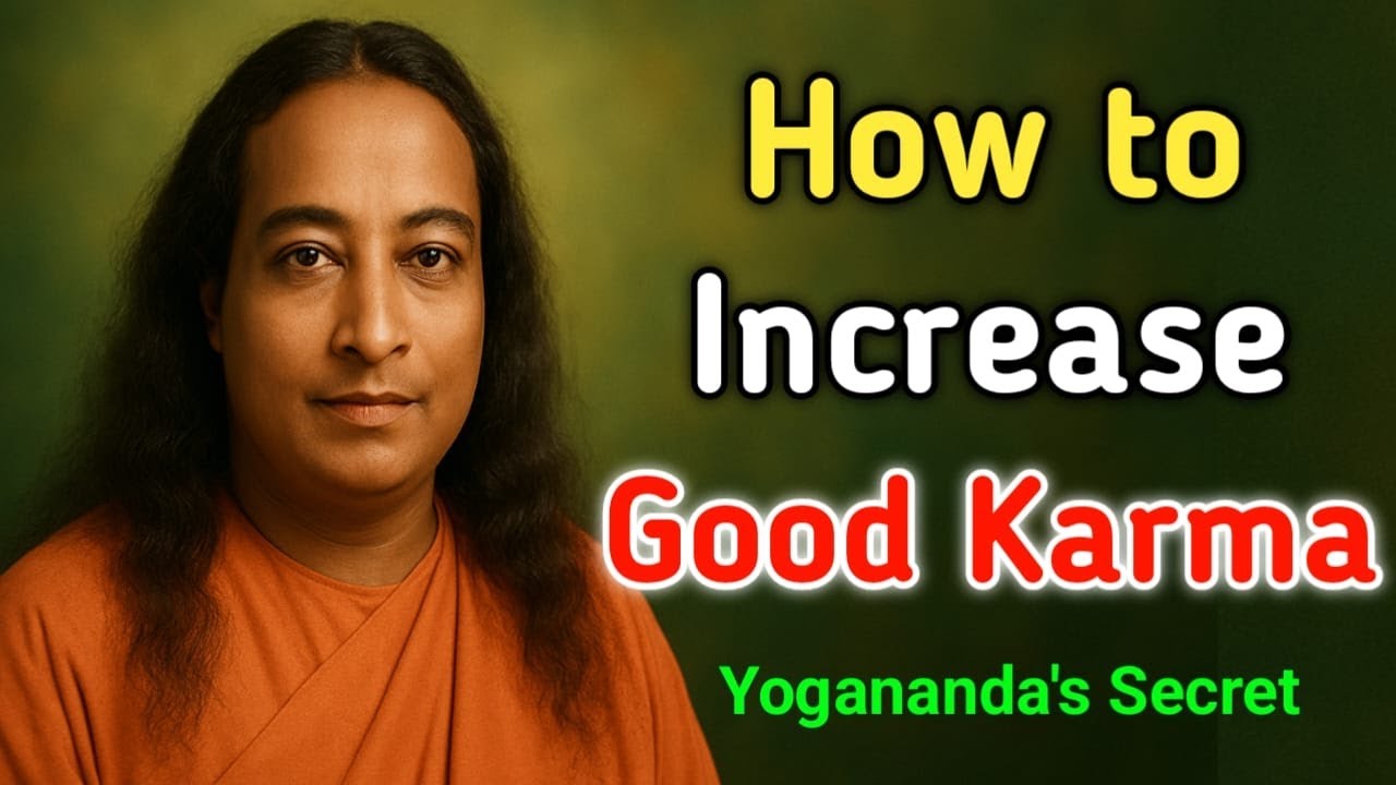 How to Increase Good Karma — The Secret Teachings of Paramahansa Yogananda #spiritualgrowth 
