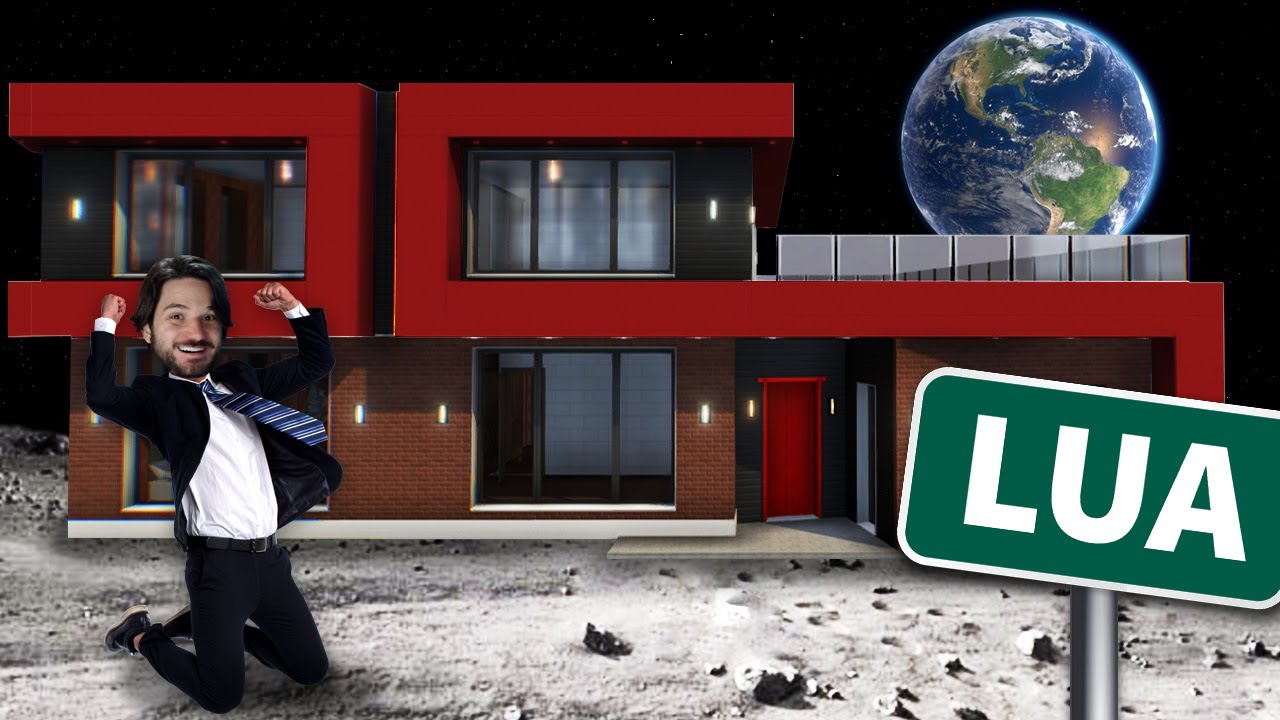 FUI O PRIMEIRO HUMANO A COMPRAR UMA CASA NA LUA POR R$ 2.000.000!
