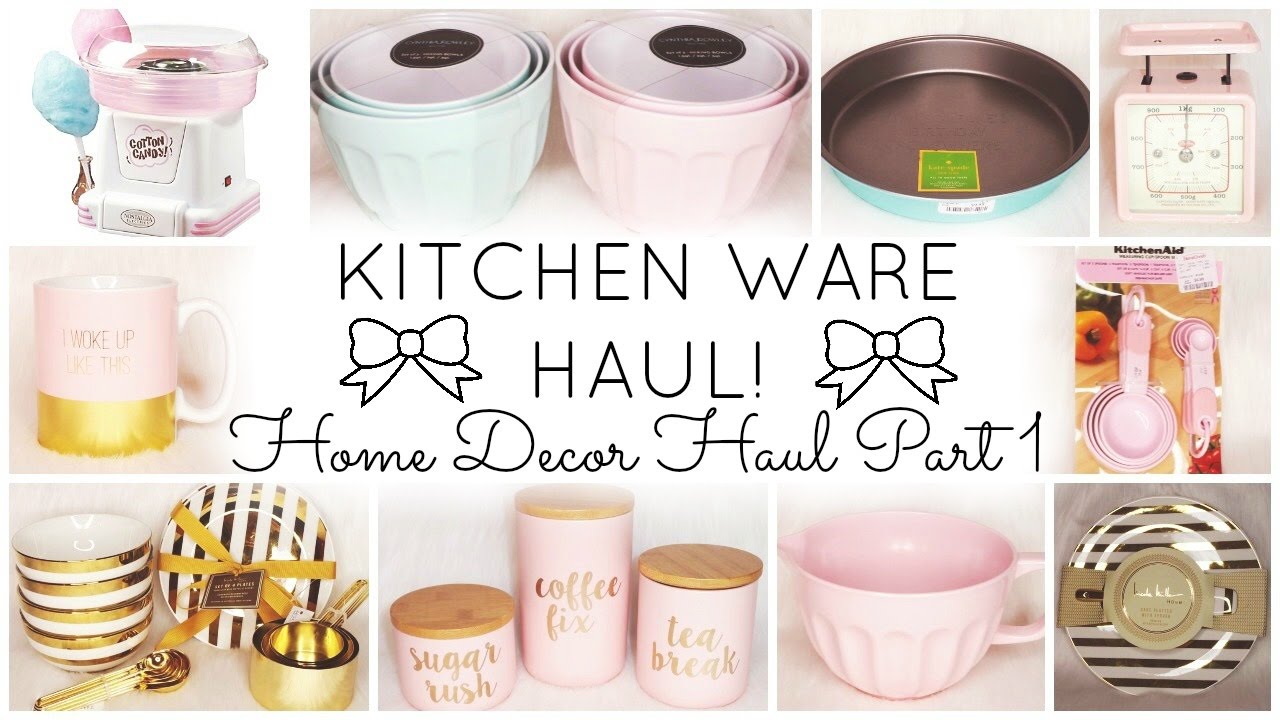 Kitchen Ware Haul ♡ Home Decor Haul Part 1 ♡ HomeGoods, TJ Maxx, World Market
