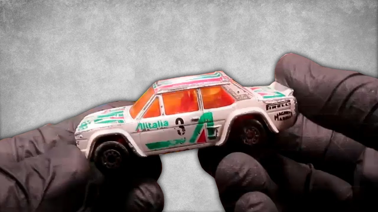 PAINTING DIECAST CARS - Fiat Abarth Rally RESTORATION - 