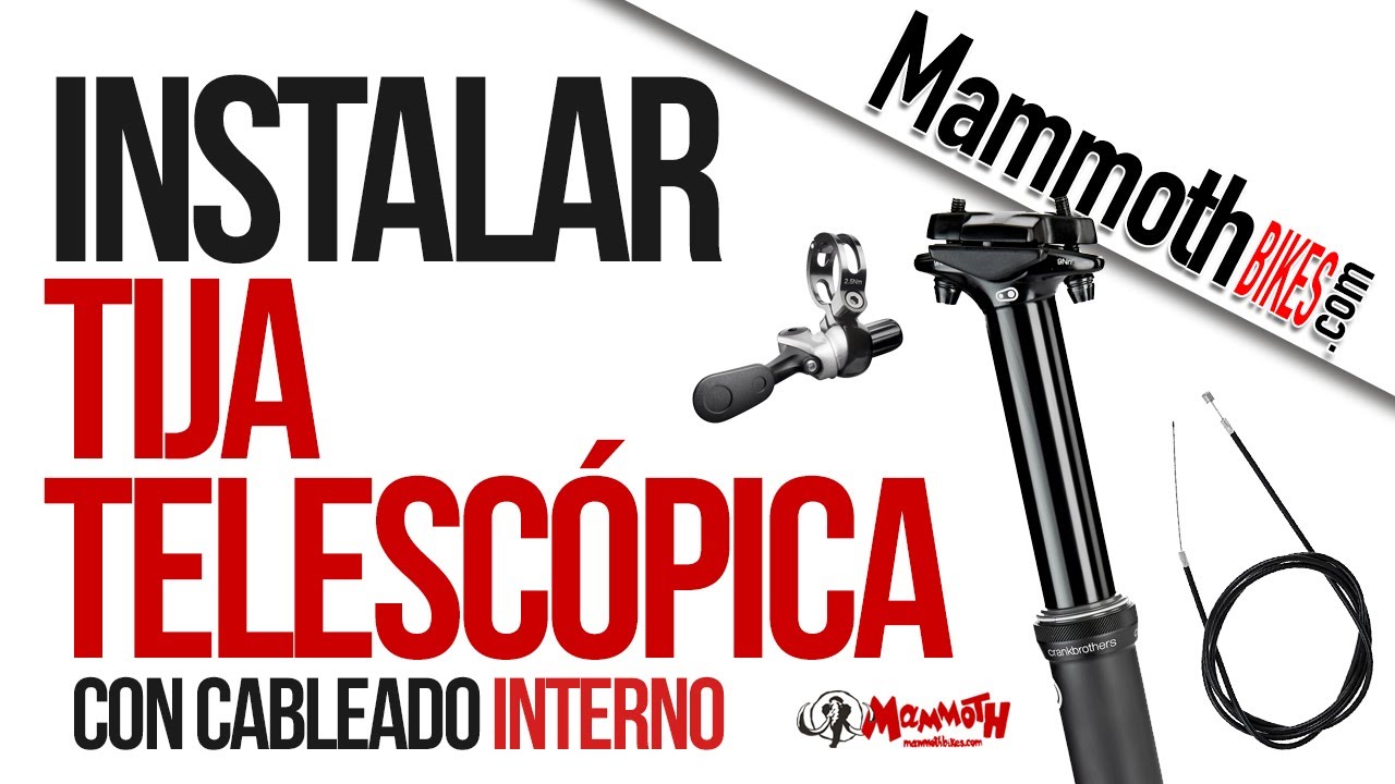 C&oacute;mo instalar una Tija Telesc&oacute;pica con Cableado Interno