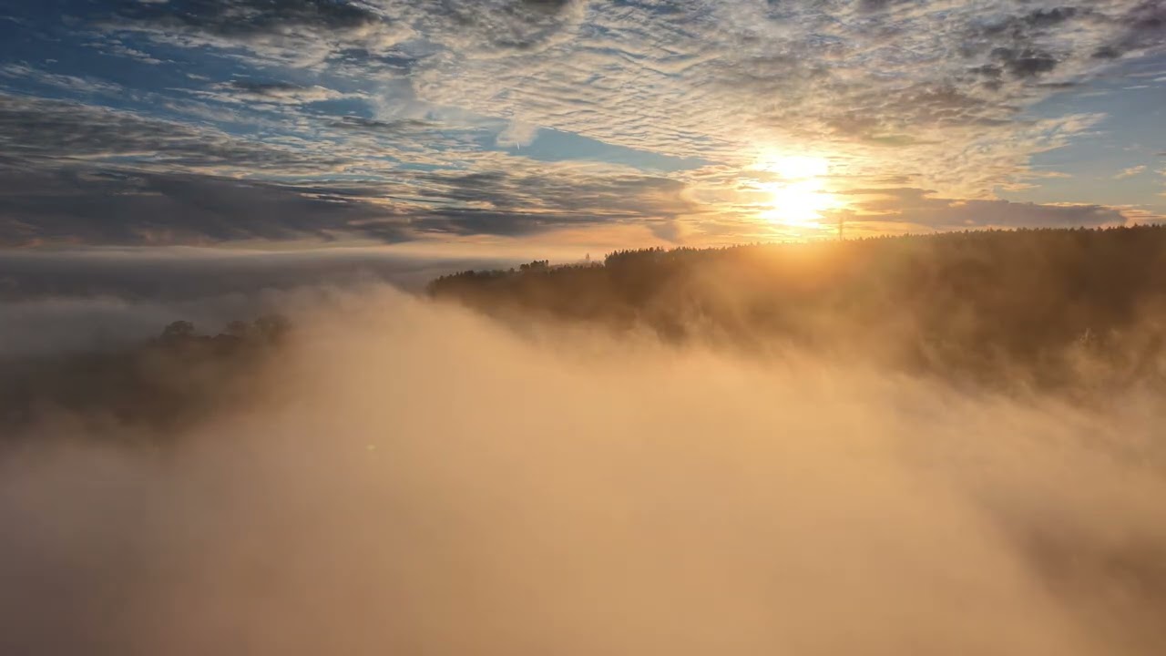 Sonnenaufgang   Morgennebel Der 