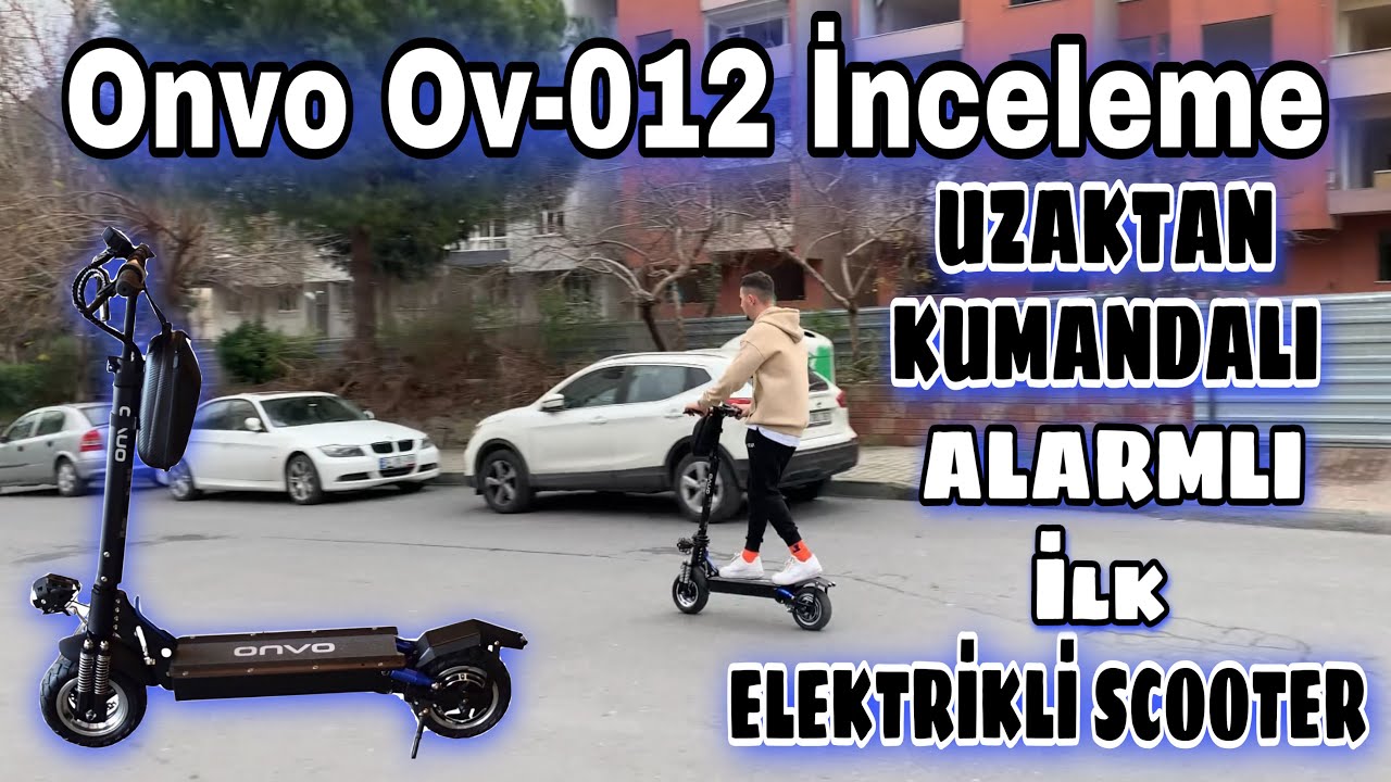 ONVO OV-012 ELEKTRİKLİ SCOOTER İNCELEME | KUTU AÇILIMI | TEST SÜRÜŞÜ