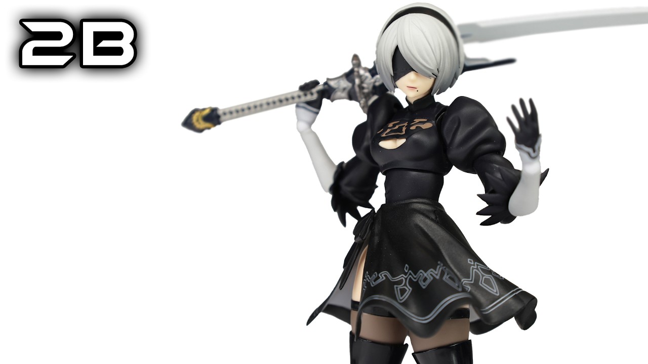 figma 2B NieR: Automata Ver1.1a No.643 Action Figure Review