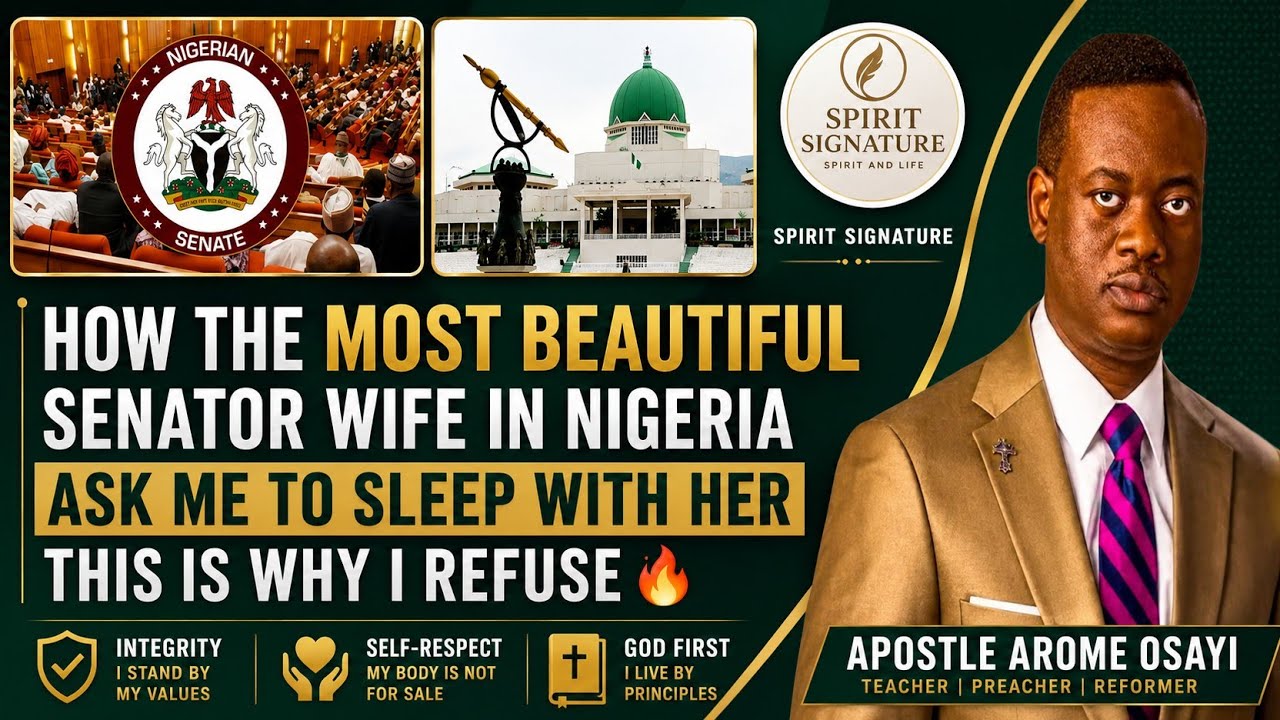I LIKED THE WOMEN THAT APPROACHED ME, BUT WHY I REFUSE TO TOUCH THEM IS/DR.AROME OSAYI,#apostlearome