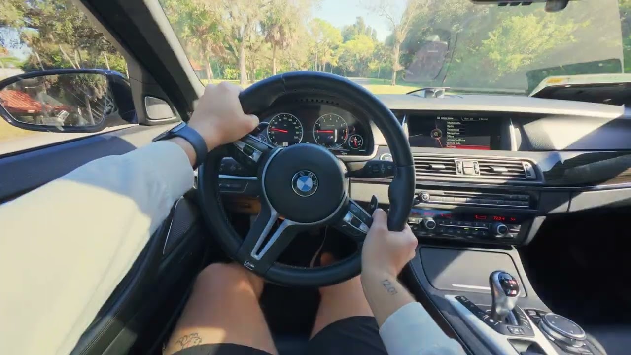 37k-Mile 2015 BMW M5 Competition Package cold start, driving, walk around video