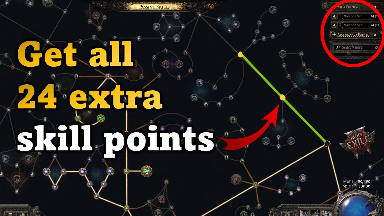 All 24 EXTRA Weapon skill points locations in Path of Exile 2