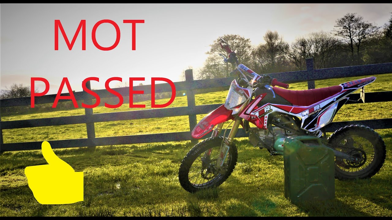 How to MOT your pit bike or dirt bike - UK and Northern Ireland