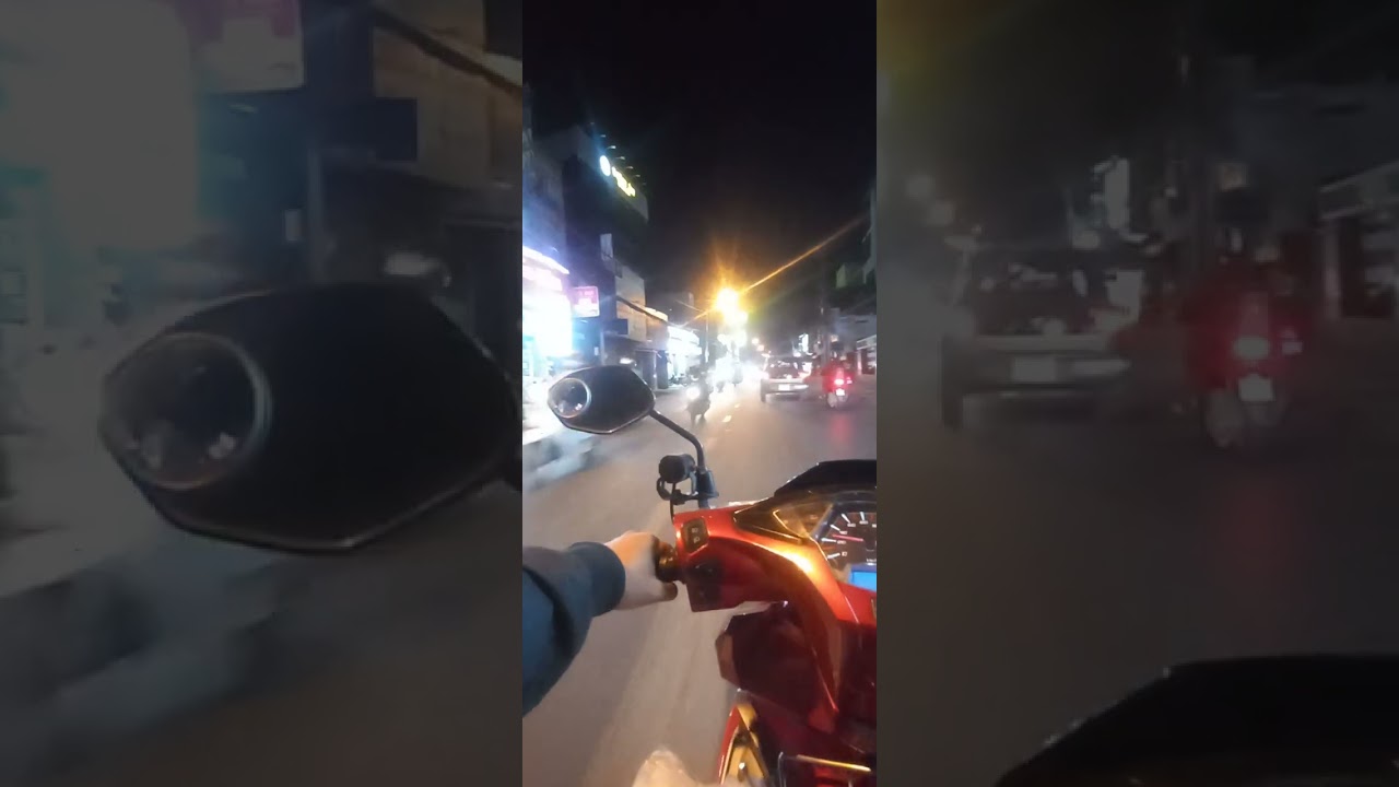 ✅️ Đường phố Sài Gòn đêm tối muộn