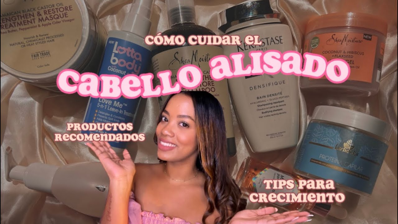 Cómo cuidar el cabello alisado + tips para hacerlo crecer sano 💇🏽‍♀️#cabelloalisado