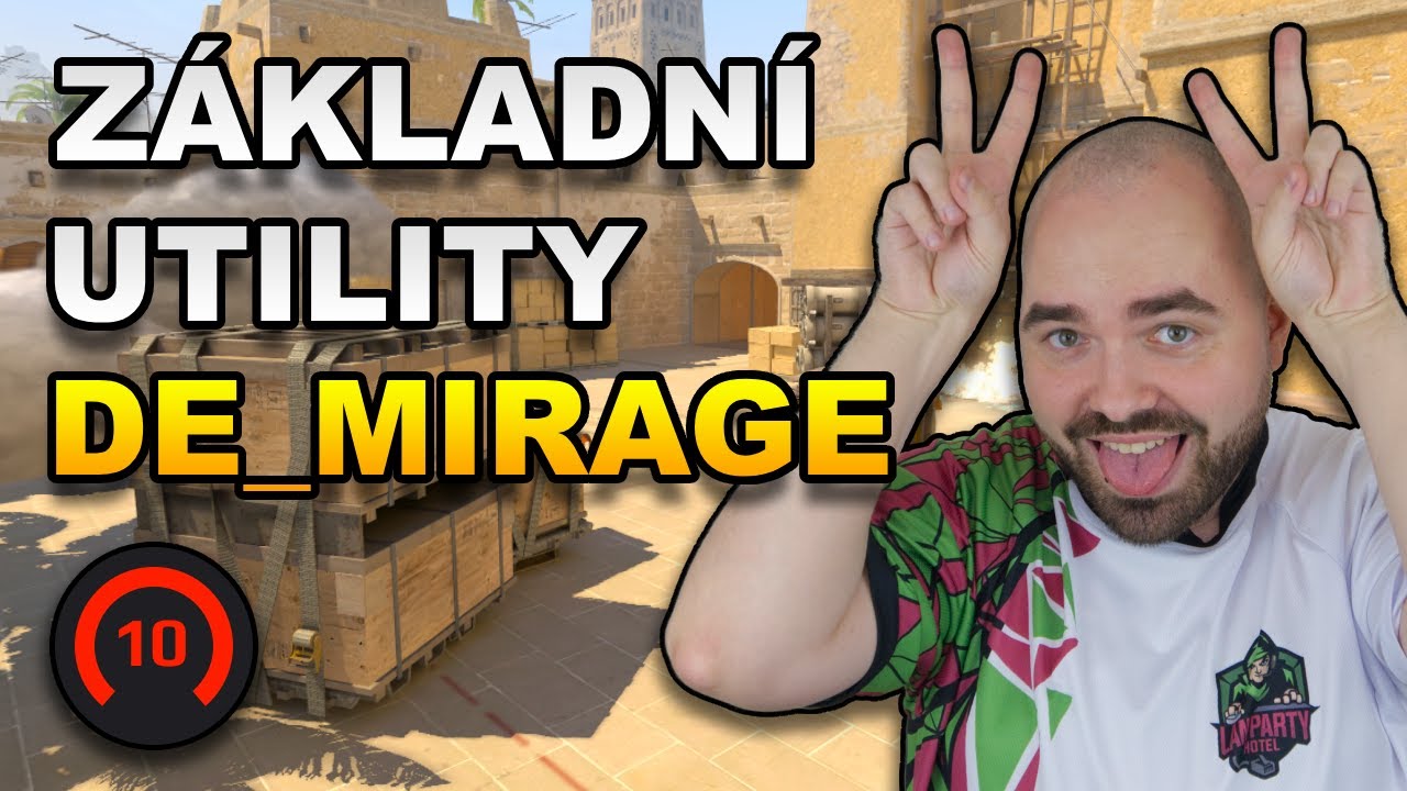CS2 | DE_MIRAGE | VŠECHNY ZÁKLADNÍ UTILITY
