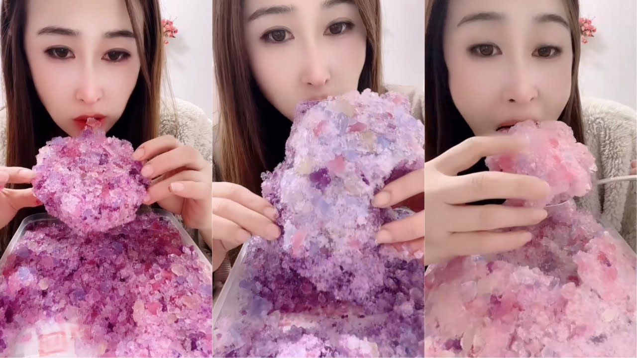 Crushed Ice Eating ASMR | Ice Eating