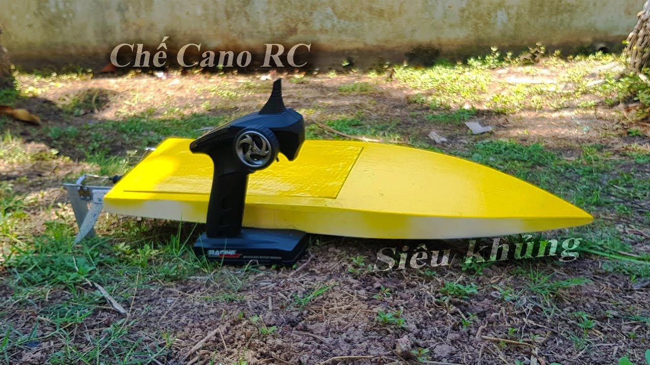 Chế Cano RC siêu khủng - Brushless motor