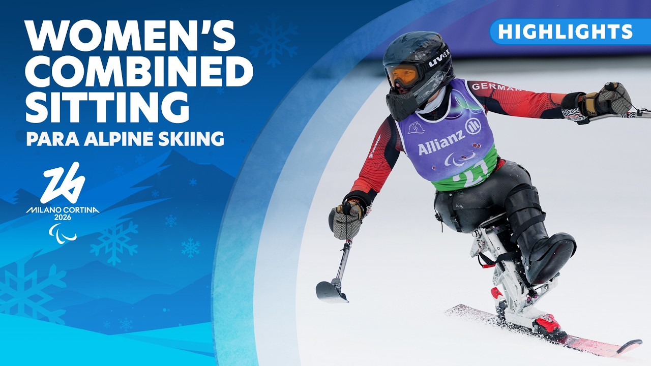 Para Alpine Skiing Women’s Sitting Alpine Combined Highlights ⛷️❄️ | 10 Mar | Milano Cortina 2026