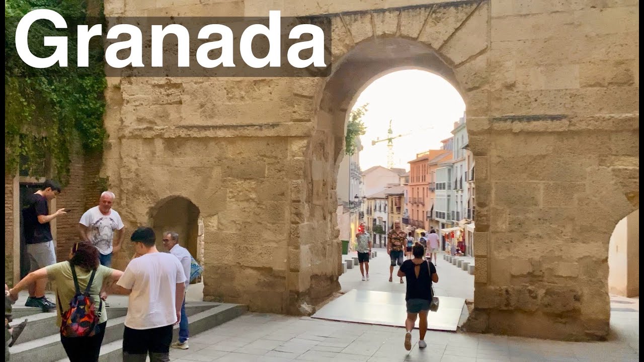 🇪🇸 España, Granada al Atardecer: De Puerta de las Granadas a la Magia Nocturna en San Isidro🌙✨