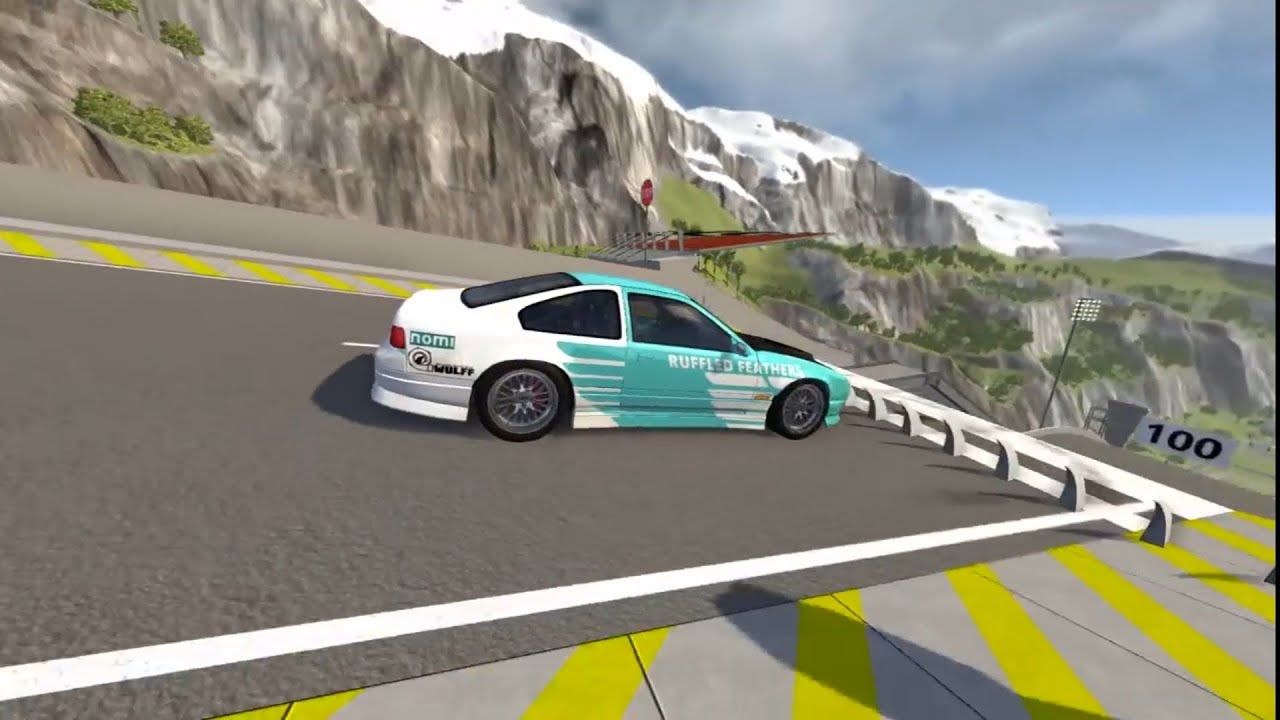 Spikes Embedded in Ramp against Cars Jumping Crashes #3 - 